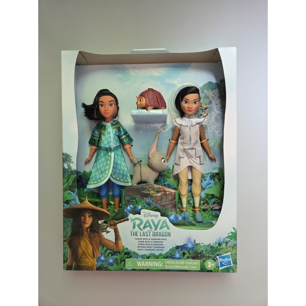 Disney Raya and The Last‎ Dragon Young Raya and Namaari Fashion Dolls Pack NEW